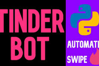 develop tinder automation bot dating bot bumble hinge swipe or profile bot