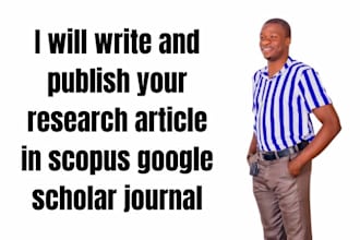 write and publish your research article in scopus google scholar journal