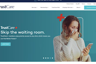 design homecare website assisted living dental medical healthcare wix website