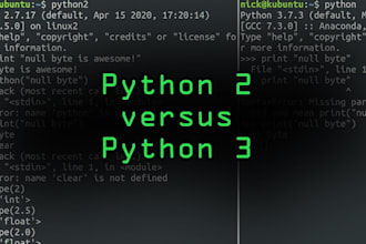 write a python 2 python 3 script