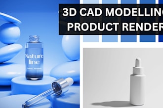 de 3d cad design, product design for 3d printing, cad model and prototype