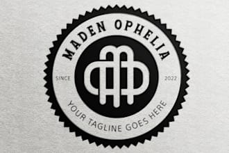 do luxury fashion modern clothin logo design for your brands