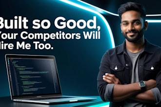 be your full stack web developer in react, nodejs, django and ai