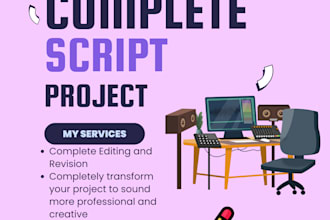 proofread and edit your book or script