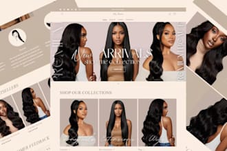 hair extension website hair extension shopify store wix hair extension
