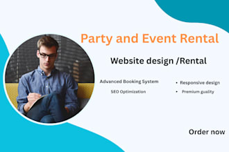 build house bounce website, party rental, event ticket