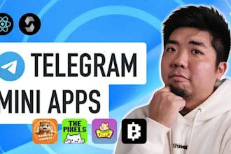 make custom telegram mini app solana ton telegram mini game automation bot