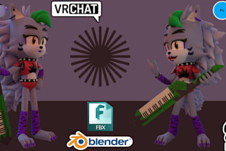design customize your vrchat avatar with high quality detail for PC and quest