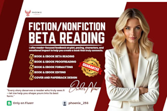 beta read manusicript review fiction fantasy plot hole developmental book editor