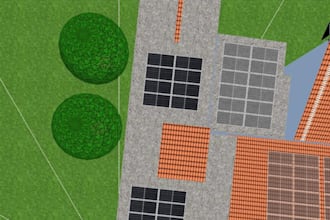 design solar pv system and make a pvsol simulation report