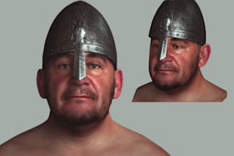 3d realistic metahuman character 3d modeling rigging ue4 ue5 game character