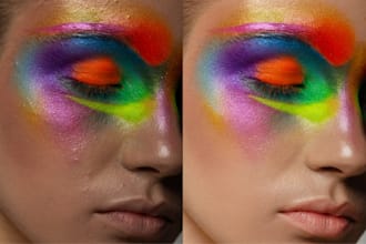 make high and beauty retouching for portraits and fashion photos