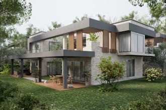 remodel 3d classic villa,stunning interior design,room layout,revit rendering