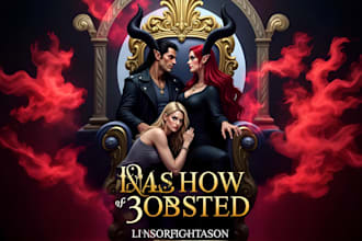 design professional fantasy book cover and sci fi book cover