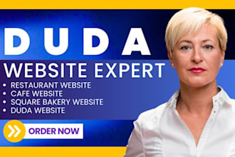 design and develop a professional duda website for your business