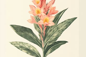 do botanical illustration art for you