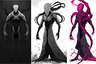 create fantasy, sci fi, character with hyperrealistic style