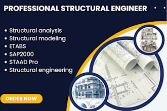 structural analysis and modeling in etabs, sap2000, or staad