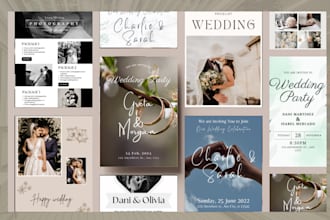 create and customize wedding invitation designs