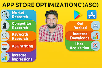 aso expert for app or game boost ranking and downloads