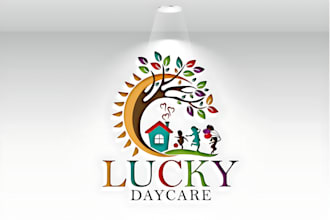 design a modern childcare, daycare, toy shop, baby and kids logo