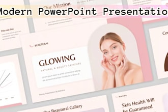 design modern powerpoint presentation and investor pitch deck for your business