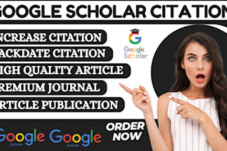 increase backdated citation, google scholar citation article writing