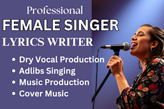 sing your rnb, rap rock, metal pop, hip hop song as your female country singer