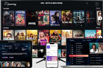 develop custom iptv, vod and smart TV streaming apps with a robust admin panel