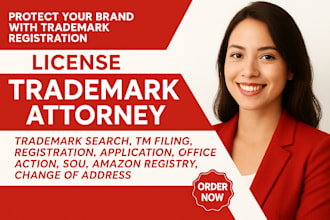 be your US licensed trademark,attorney uspto registration trademark registration