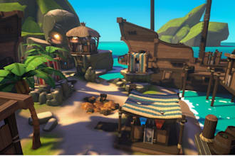 3d environment, game world, maps, background and terrain for ue5 and unity