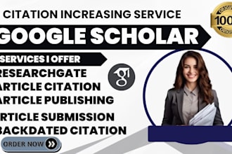 backdate and increase citation on google scholar citations by publishing article