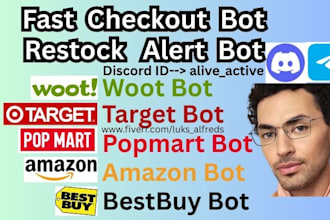 purchase bot, buying bot 4 popmart target amazon walmart,bestbuy, pokemon bot