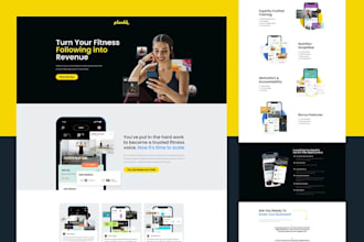 design fitness, gym, health webflow website, webflow expert