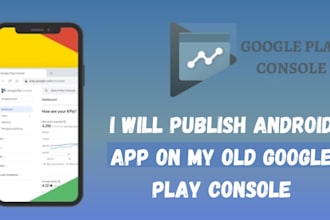 publish android app on my old google play console
