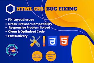 fix HTML CSS bugs or issues in your website