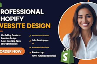 build shopify passive income dropshipping store, redesign shopify landing page