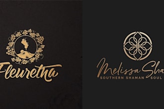 creative design creative elegant gold silver jewelry logo