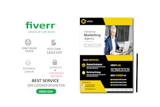 corporate flyer design make