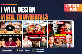 design a professional youtube thumbnail