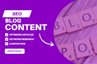 write SEO blog posts and articles to increase your site traffic
