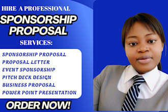 do sponsorship proposal letter, ppt, film pitch deck sponsorship proposal design