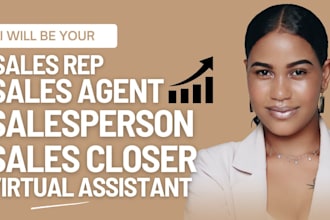 salesrep sales agent salesperson virtual assistant sales closer b2b appointment