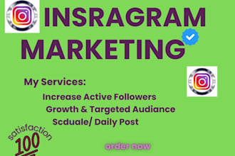 an expert instagram marketing manager to grow your brand