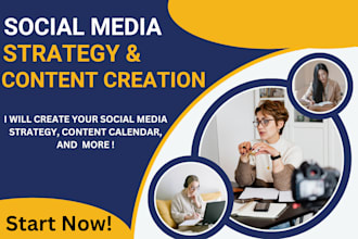 create a social media calendar with daily content ideas and static posts
