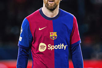 design a custom football poster or jersey swap edit using photoshop