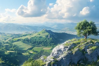 do fantasy art 2d game backgrounds and environments in my style