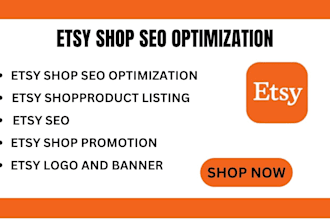 do etsy promotion, etsy SEO, and promote etsy shop to boost traffic and sales