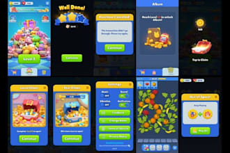 design professional 2d game UI and UX