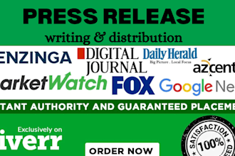 do press release writing and press release distribution